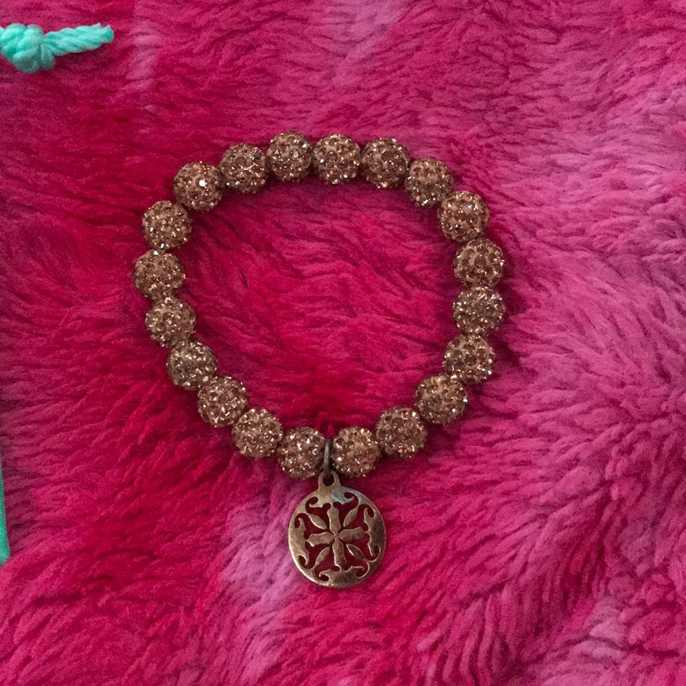 gold rustic cuff bracelet